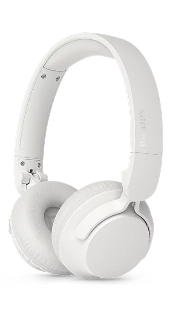 Auscultadores Philips TAH4500WT/ sem fios/ com microfone/ Bluetooth/ Branco